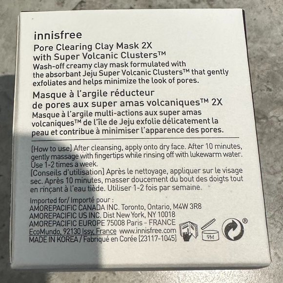 Innisfree Volcanic AHA Pore Clearing Clay Mask - Picture 3 of 4